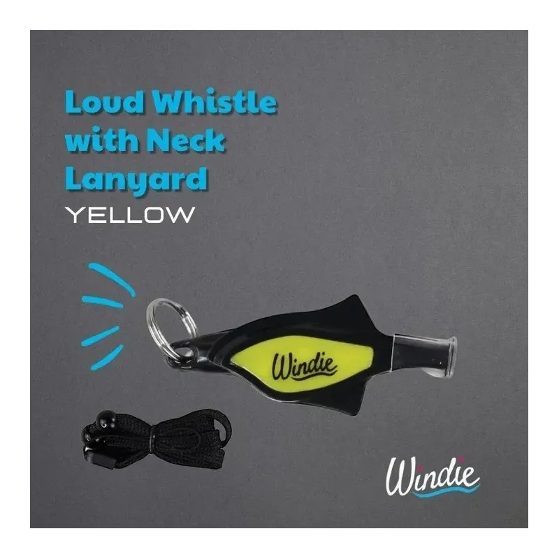 Windie Loud Whistle with Neck Lanyard