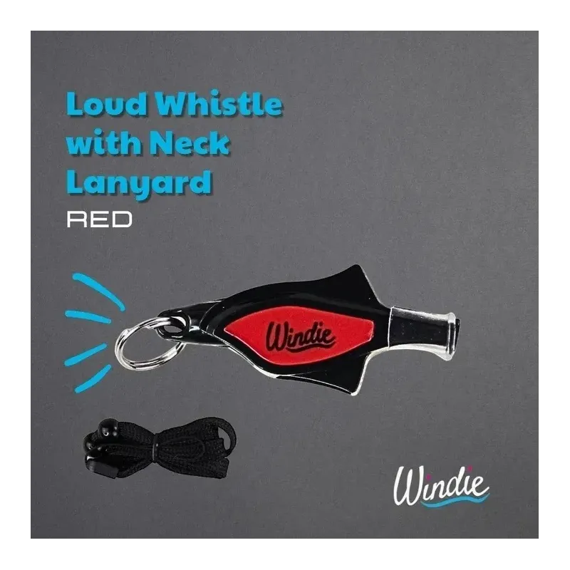 Windie Loud Whistle with Neck Lanyard