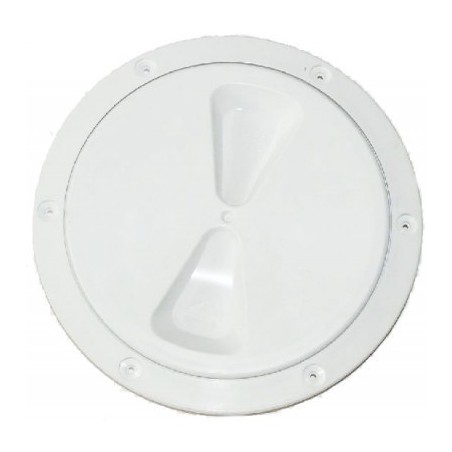 RWO  Screw Insp Cover+Seal 100mmm (White)