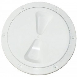 RWO  Screw Insp Cover+Seal 125mmm (White)