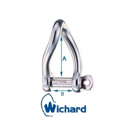 Wichard Shackle  self-locking long 10mm