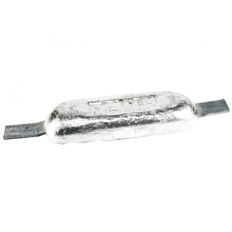 Zinc anodes with strip