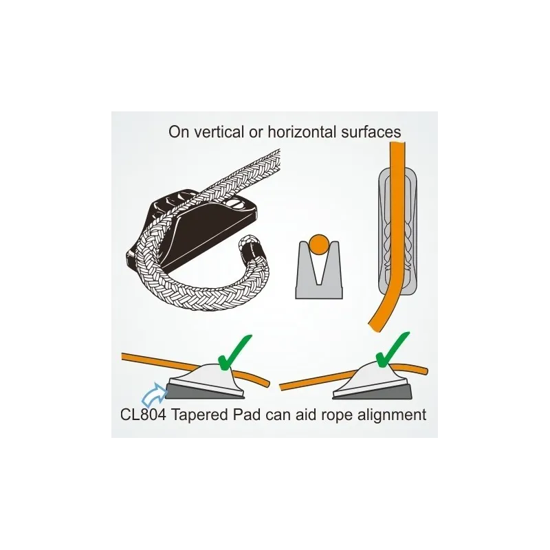 Clamcleat® CL219 Racing Vertical hard anodised finish Clamcleat® CL219 Racing Vertical hard anodised finish