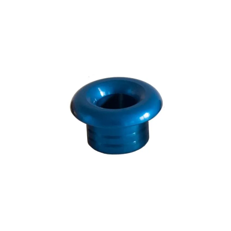 Allen Through deck bush aluminium - blue 8mm deep