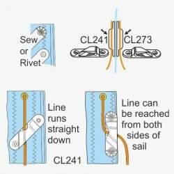 Clamcleat® CL241 Racing Sail Line Cleat (Port)