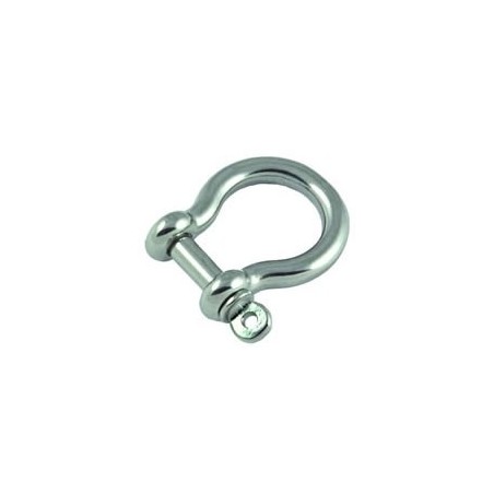 Allen Round body bow shackle with forged 4mm pin