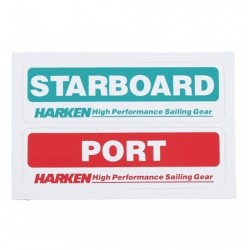 Harken Starbord/Port sticker 2x (125x35mm)