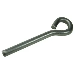 Laser tiller retaining pin