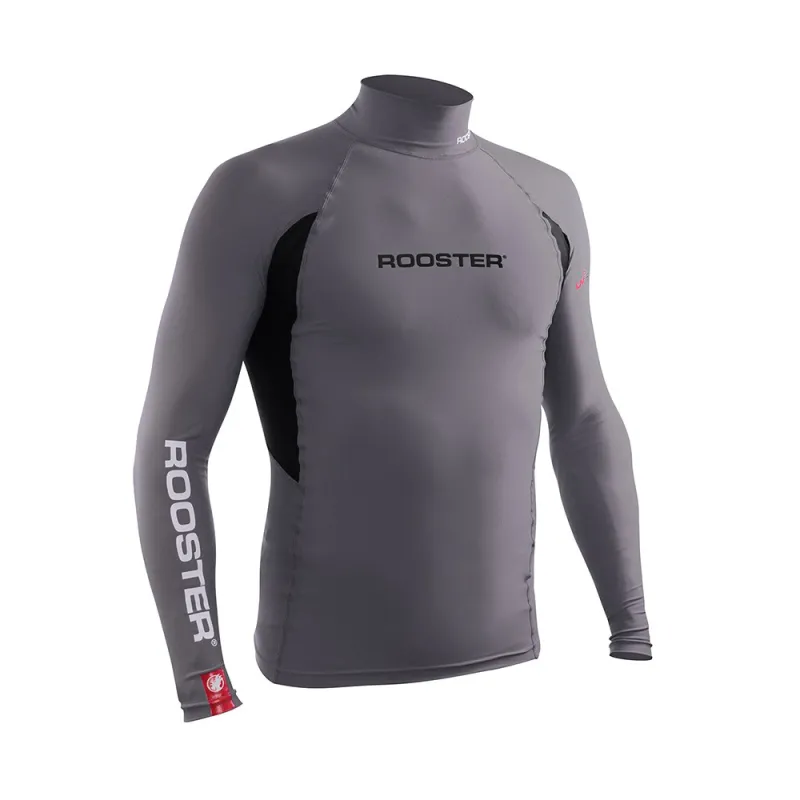 Rooster Rash Vest Long Sleeve - Graphite Rooster Rash Vest Long Sleeve - Graphite
