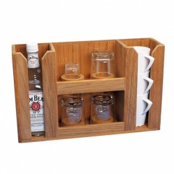 Bar rack with 2 x 4 glasses
