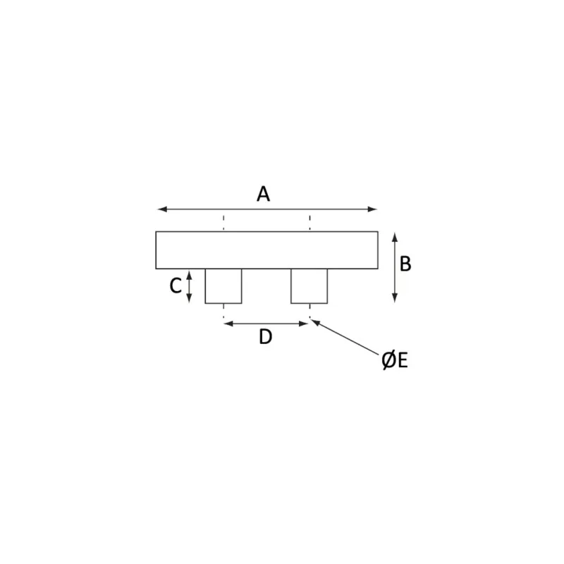 Plastimo SHEET CLEAT L:150mm Plastimo SHEET CLEAT L:150mm