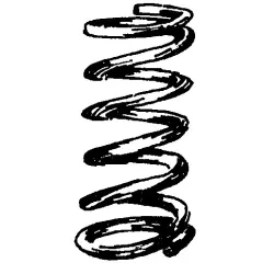 Stainless steel spring length 60mm