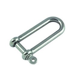 Allen 32mm LONG D SHACKLE WITH FORGED 4mm PIN