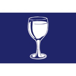 Talamex wine/drink flag 30x45 cm