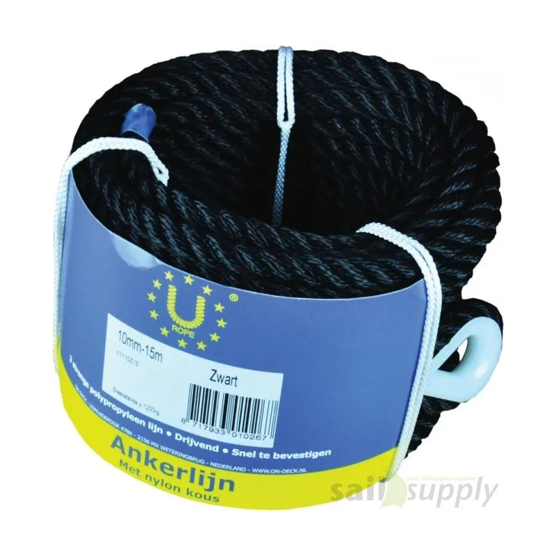 3 strand Anchor Line 10mmx15m