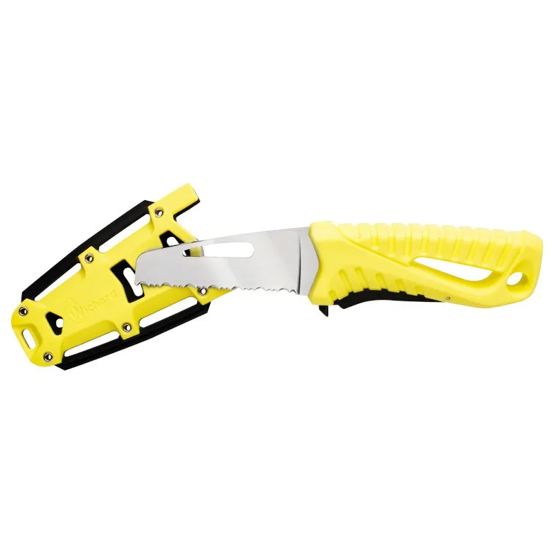 Wichard Offshore Rescue knife - Fixed blade - Fluo Wichard Offshore Rescue knife - Fixed blade - Fluo