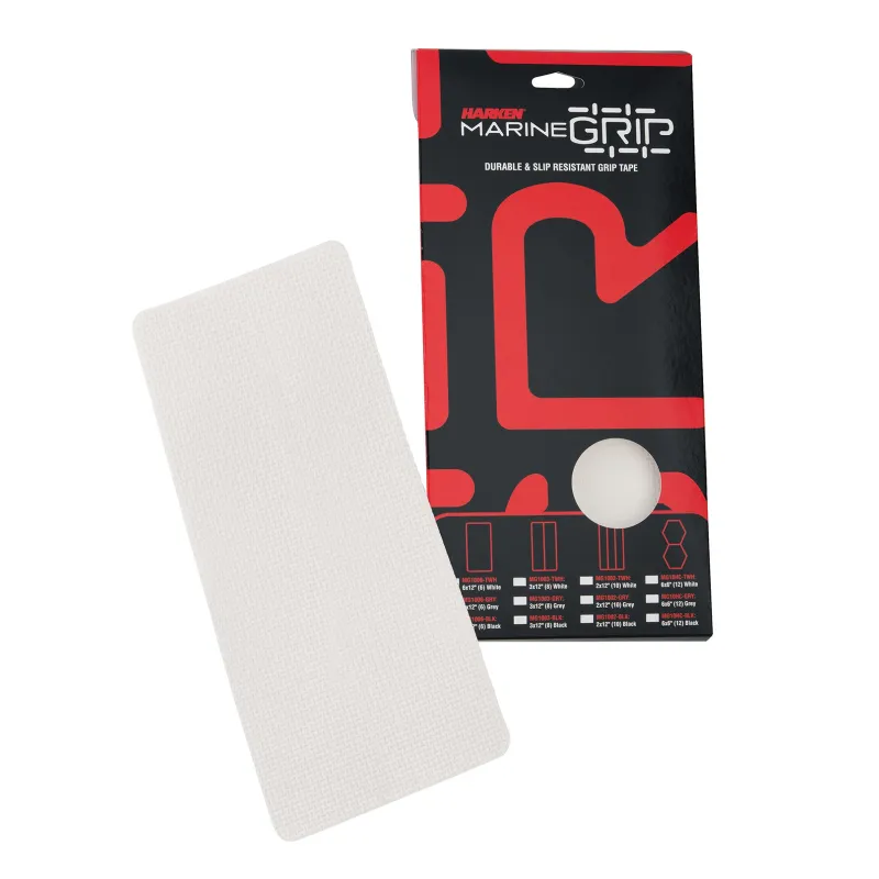 Harken Marine Grip Tape - 6x12", Translucent White, 6 Pieces Harken Marine Grip Tape - 6x12", Translucent White, 6 Pieces