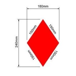 Red diamond for woman Laser 4.7 & radial sail