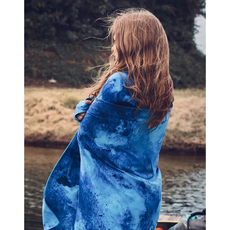 Rooster MICROFIBRE QUICK DRYING Regatta TOWEL - Azure Rooster MICROFIBRE QUICK DRYING Regatta TOWEL - Azure