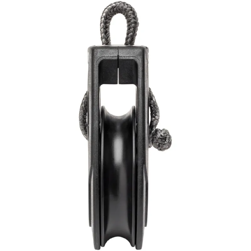 Allen 50mm Single Tie-On Block with soft shackle Allen 50mm Single Tie-On Block with soft shackle