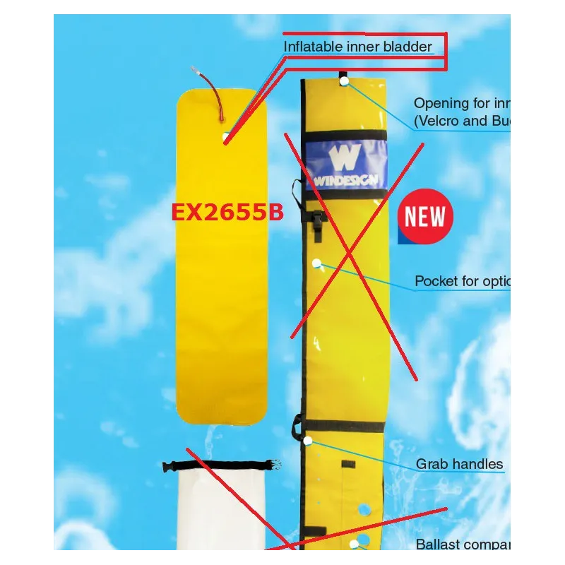 Windesign spare inflatable bladder for Training and Regatta mark Windesign spare inflatable bladder for Training and Regatta mark