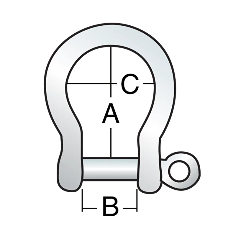 copy of Harken 6 mm Stamped Shackle copy of Harken 6 mm Stamped Shackle