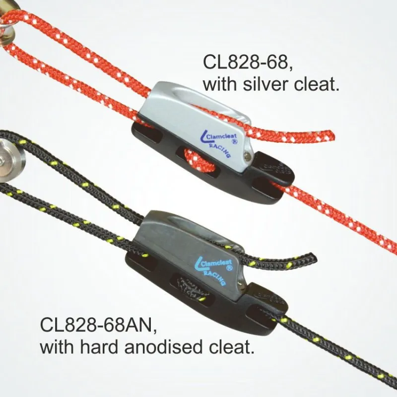 Clamcleat® CL828-68 Aero cleat with CL268 Racing Micros Clamcleat® CL828-68 Aero cleat with CL268 Racing Micros