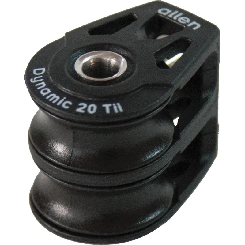 Allen 20mm Dynamic Blocks Tie-on double with softschackle Allen 20mm Dynamic Blocks Tie-on double with softschackle
