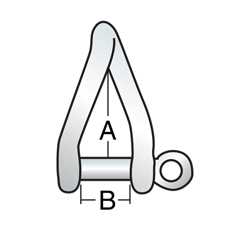 copy of Harken 6 mm Stamped Shackle copy of Harken 6 mm Stamped Shackle