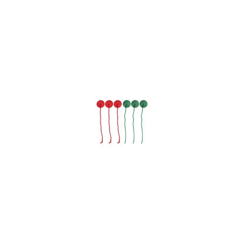 Rooster TEFLON COATED TELLTALES (3 GREEN AND 3 RED) Rooster TEFLON COATED TELLTALES (3 GREEN AND 3 RED)